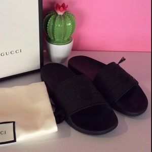 Gucci Rubber Slides, size 36 NEW perfect XMAS gift 🎄 gift bag included!